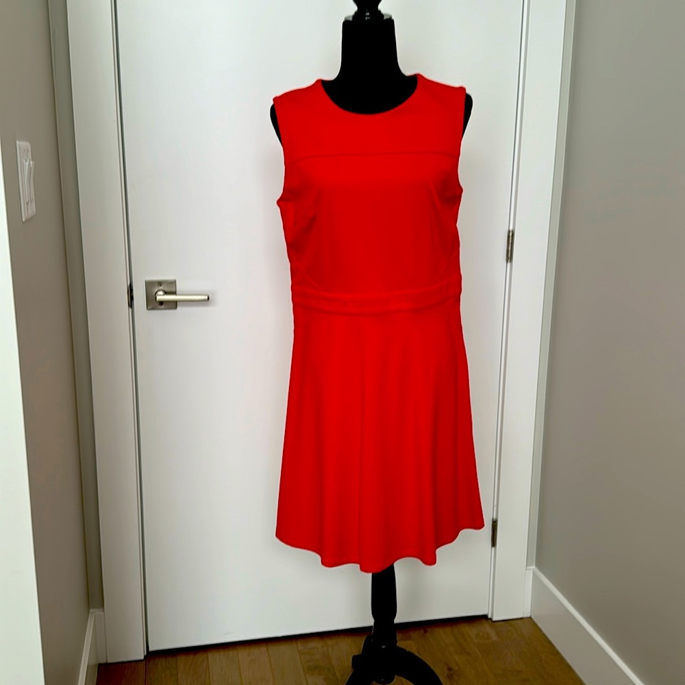 Burnt red colored dress , Size 12